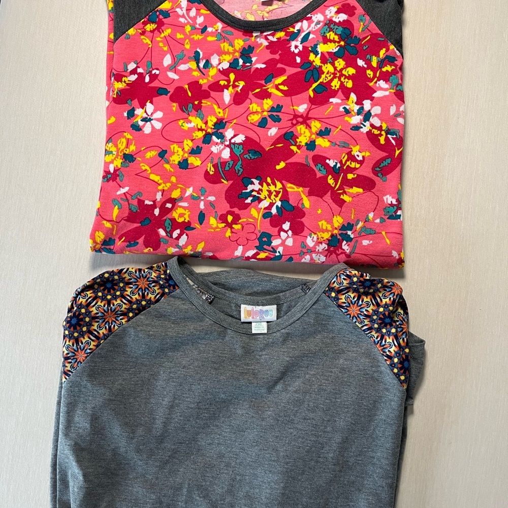 LuLaRoe Randy 2 shirt bundle